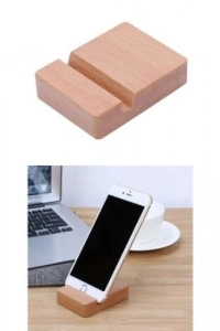 Ahşap Cep Telefonu ve Tablet Standı