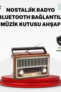 Ahşap Görünümlü Masaüstü Bluetooth Cihaz