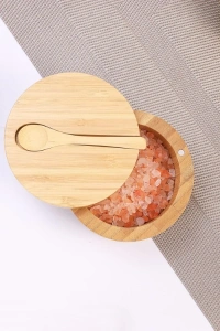 Ahşap Kaşıklı Baharatlık