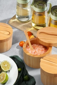 Ahşap Kaşıklı Baharatlık