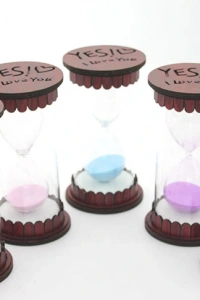 Ahşap Kum Saati Model 3