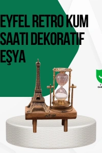 Ahşap Kum Saati – Vintage Tasarımlı Masa Dekoru