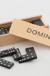 Ahşap Kutulu Domino Oyunu Model 2