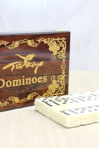 Ahşap Kutulu Domino Oyunu Model 3