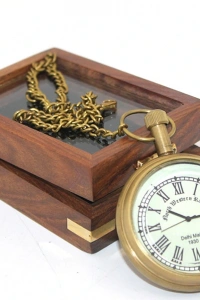 Ahşap Kutulu Köstekli Saat Model 3