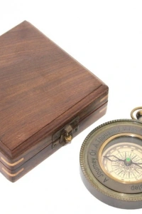 Ahşap Kutulu Pusula Model 4