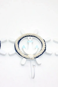 Ahşap Marin Dümenli Askılık