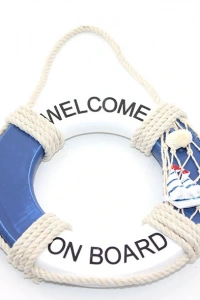 Ahşap Marin Duvara Asmalı Simit Model 1