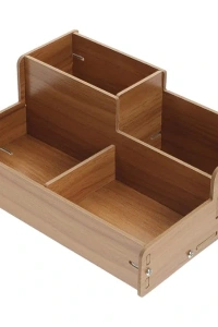 Ahşap Masa Üstü Düzenleyici Kutu