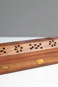 Ahşap Maun Tabut Tütsülük Model 1