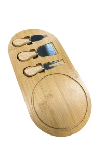 Ahşap Peynir Kesme Ve Sunum Seti