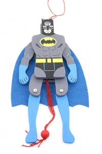 Ahşap Sallanan Batman Figürü