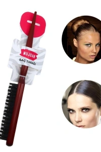 Ahşap Saplı Topuz Tarağı