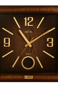 Ahşap Tasarımlı Duvar Saati