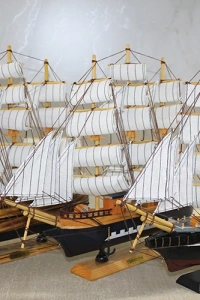 Ahşap Yelken Gemi Model 2