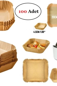 Airfreyer Fritöz Kağıdı Kare XL / XXL 100LÜ