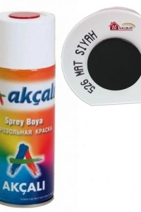 Akçalı Sprey Boya 400 ml 526 Mat Siyah