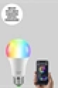 Akıllı 9W RGBW LED Ampul, tasaruflu romantik ışıklı