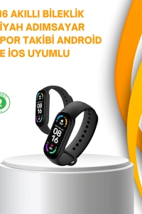 Akıllı Bileklik – Kalp Atışı, Uyku, Adımsayar ve Bildirim Takibi
