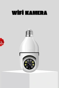 Akıllı Duy Kamera 360 Derece Dönebilir ve PTZ Teknolojili