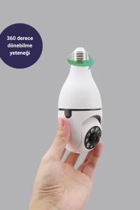 Akıllı Duy Kamera Gece Görüşlü ve Hareket Algılama Sensörlü