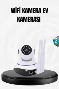 Akıllı IP Güvenlik Kamerası – 1080P HD, Gece Görüşlü, Hareket Algılamalı