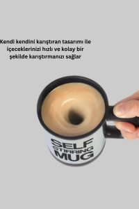 Akıllı Kendi Kendini Karıştıran Termal Kupa – Paslanmaz Çelik