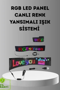 Akıllı LED Matrix Panel – USB Bağlantılı, Kaydırmalı Yazı ve Animasyon Desteği