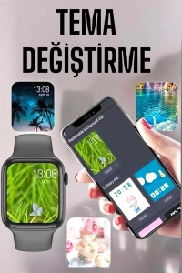 Akıllı Saat Amoled Ekran Yeni Nesil Bluetooth Bağlantılı