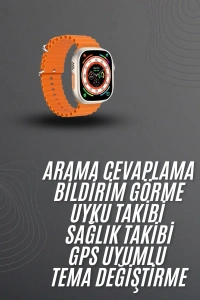 Akıllı Saat Arama Cevaplayan Bildirim Görme Yeni Nesil Bluetooth Bağlantılı