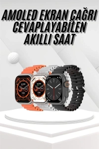 Akıllı Saat Bleutooth Bağlantılı Akıllı Saat Amoled Ekran 49 MM
