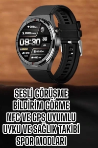 Akıllı Saat Bluetooth Bağlantılı Amoled Ekran Uyku ve Sağlık Takibi