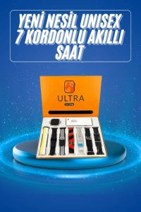 Akıllı Saat Çağrı Cevaplayabilen Unısex 7 Kordonlu Müzik Dinleme