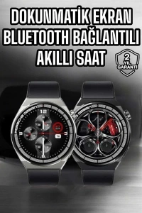 Akıllı Saat Dokunmatik Ekran Sesli Görüşme ve Bildirim Görme Sağlık Takibi