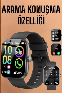 Akıllı Saat Tema Değiştirme Bluetooth Bağlantılı Arama Cevaplayan