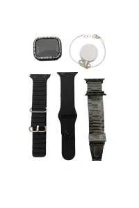 Akıllı Saat Uyumlu Çoklu Kordon ve Aksesuar Seti