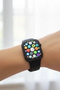 Akıllı Saat Yeni Nesil Android ve İOS Uyumlu Titreşim Modlu Alarm Kronometre