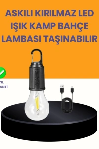 Akıllı Sensörlü USB Şarjlı Kamp Lambası