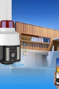 Alarmlı Dış Mekan Güvenlik Kamerası