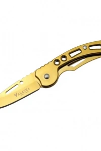 Alaska SDR-10 G Gold Çakı 15 cm Manuel, Kemerlikli