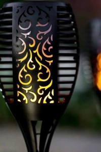 Alev Efektli Solar Bahçe Lambası Small