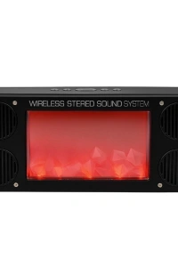 Alev Şömine Efektli Bluetooth Hoparlör Siyah