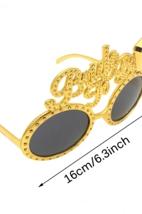 Altın Renk Bride To Be Yazılı Gelin Gözlüğü