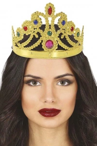 Altın Renk Plastik Prenses Tacı 60 cm