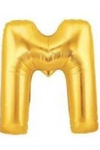 Altın Sarısı Folyo Harf Balon 1 Metre