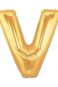 Altın Sarısı Folyo Harf Balon 1 Metre