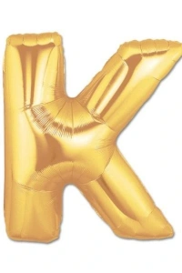 Altın Sarısı Folyo Harf Balon 1 Metre