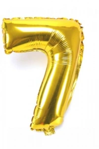Altın Sarısı Folyo Rakam Balon 1 Metre