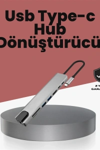 Alüminyum Gövdeli Type‑C HDMI & Ethernet Adaptör – Tak & Çalıştır