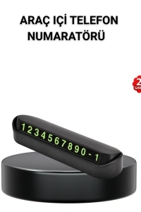 Alüminyum Kasa Gri Çevirmeli Araç İçi Telefon Numaratörü